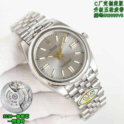 Clean Factory Rolex Oyster Perpetual 3230 Movement 41mm Luminous Watch
